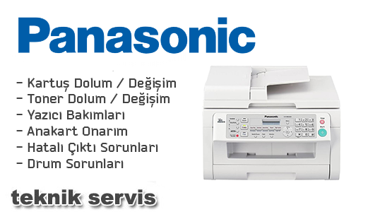 Gaziantep Panasonic Yazıcı Servisi, Gaziantep Panasonic Toner Dolum, Gaziantep Panasonic Kartuş Dolum